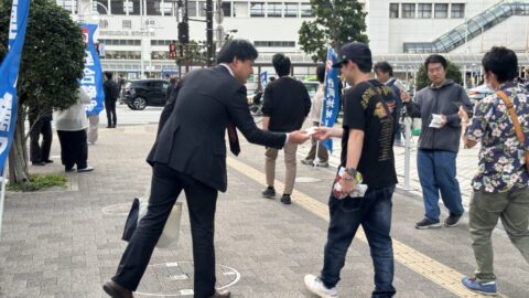 【静岡地協】駅頭街宣(静岡駅南口)