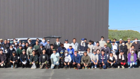【中遠地協】袋井市「グリーンウェーブ活動」松林下草刈りに参加しました!